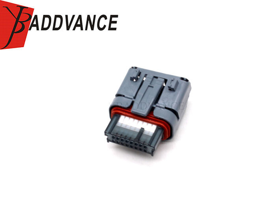 Aptiv 16 Way Electric Motor Waterproof Connector Gray Strain Relief Connector Micro-Pack 12191068