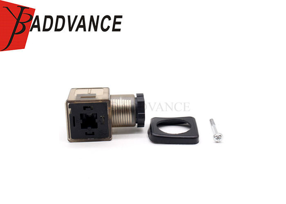High quality DIN 43650A Solenoid Valve Coil Connector With LED Indicator Light