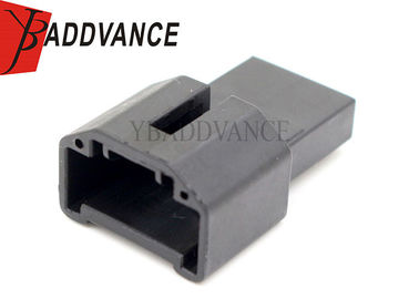 Black Unsealed Electrical Terminal Connectors / 6 Pin Male Connector For Switch
