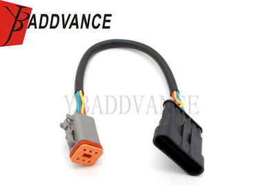 Deutsch 6 Pin Female Auto Wiring Harness Connector To Amp Tyco Male Adapter