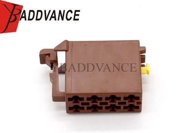 Brown 8 Pin Connector 357035447A Radio Electrical Connector For Audi VW
