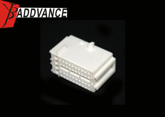 44 Pin Female White Auto Electrical Wire Connector Housing
