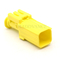 2 Pin Yellow Automotive Electrical Male Sealed Connector Housing For Car