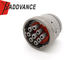HD16-9-96S 9 Pin Female Connector HD10 Series Threaded TE Convinity Connector