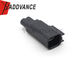 YBADDVANCE 2 Pin Male Automotive Electrical Connectors Housing Black