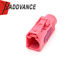 0-1452584-8 1 Pin Female Automotive Electrical Connectors Red Color With Terminals