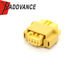MX10-4SC Yellow 4 Pin Automotive Socket Wire To Wire Connector Housing