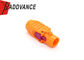 1 Pin TE/AMP Female Connector Housing Orange Unsealed Multi Purpose 1-2203571-2