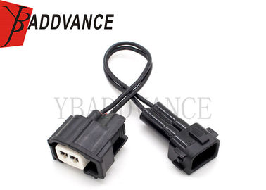 Heat Resistant Auto Wiring Harness RDX Female To OBD2 Male 2 Way Black Color