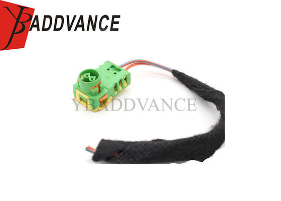 2 Pin Green Delphi Airbag Connector Housing With Wire Accept OEM