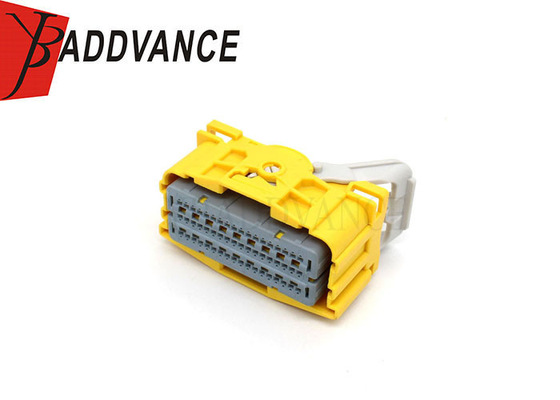54 Way Female Sealed Yellow D Elphi Connector For Auto Available As Harness