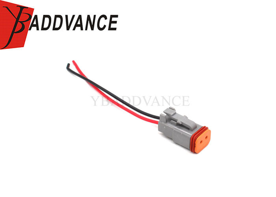 Deutsch DT 2 Pin DT06-2S Pigtail Waterproof Wire Harness For Light Bar Fog Light