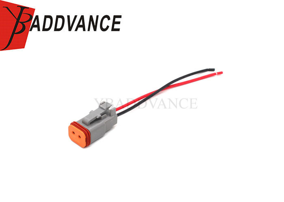 Deutsch DT 2 Pin DT06-2S Pigtail Waterproof Wire Harness For Light Bar Fog Light