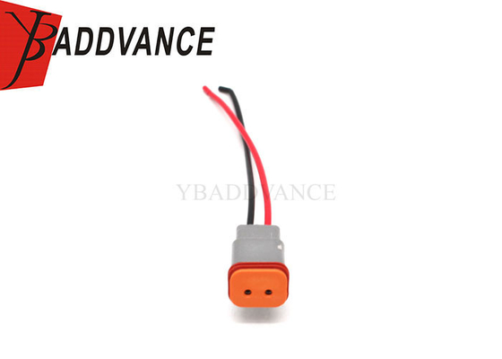 Deutsch DT 2 Pin DT06-2S Pigtail Waterproof Wire Harness For Light Bar Fog Light