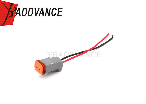 Deutsch DT 2 Pin DT06-2S Pigtail Waterproof Wire Harness For Light Bar Fog Light