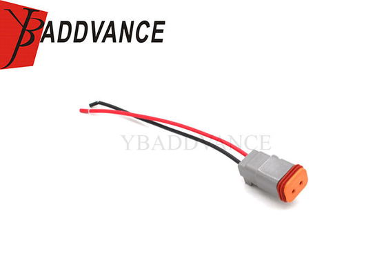 Deutsch DT 2 Pin DT06-2S Pigtail Waterproof Wire Harness For Light Bar Fog Light