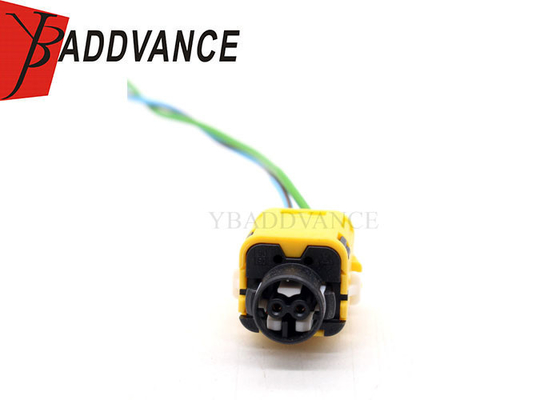 Black and Yellow 2 Pin Female PBT GF15 Auto Airbag Connector Plug Wire Harness