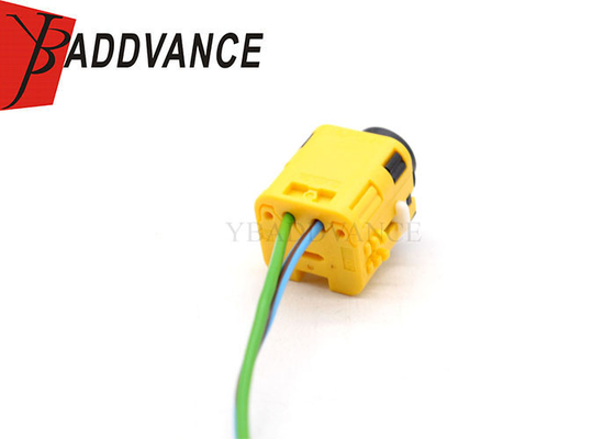Black and Yellow 2 Pin Female PBT GF15 Auto Airbag Connector Plug Wire Harness