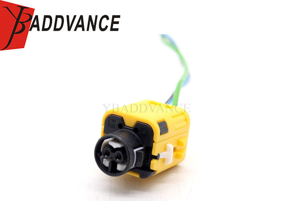 Black and Yellow 2 Pin Female PBT GF15 Auto Airbag Connector Plug Wire Harness