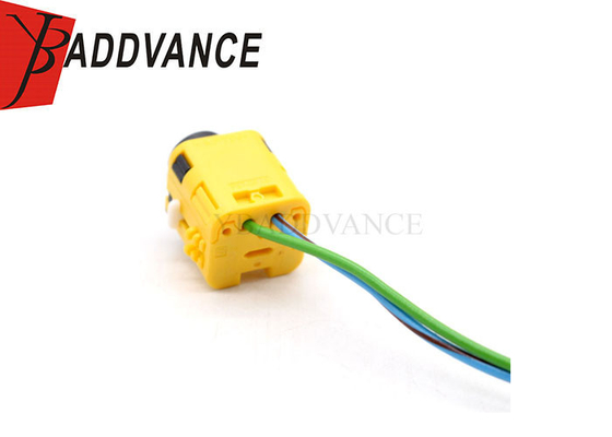 Black and Yellow 2 Pin Female PBT GF15 Auto Airbag Connector Plug Wire Harness