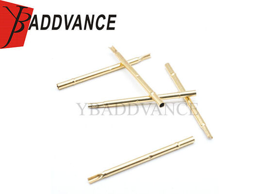 R100-3S 1.67mm Dia 29.5mm Length Gold Plated Metal Test Probing Needle Cover