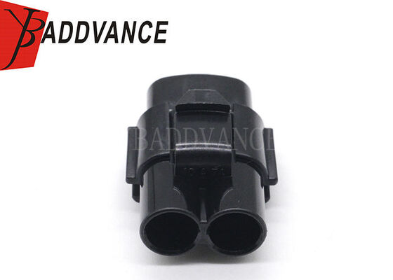 Auto 6189-0338 2 Pin Female Black Wire Harness Connector with Terminals and Seals