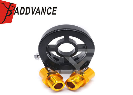 M20x1.5 3/4-16 UNF 10AN Oil Filter Sandwich Plate Adapter Universal for Mitsubishi EVO Oil Cooler