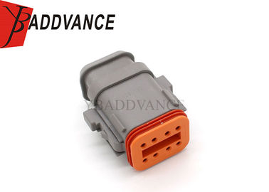 DT Series 8 Pin Deutsch Automotive Connectors With Shrink Boot Adapter DT06-08SA-E008 AT06-08SA-SRGRY