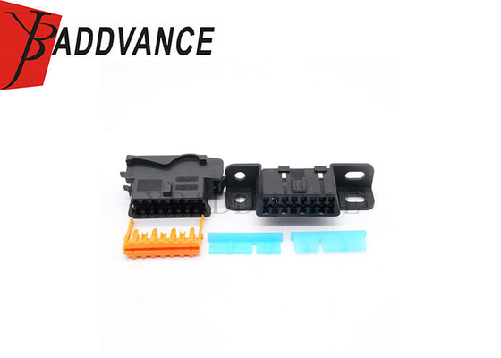 DJ7161G-1.6-21 957980 348822-2 Conector OBD2 Fêmea Deslacrado de 16 Pinos para Diagnóstico para Peugeot
