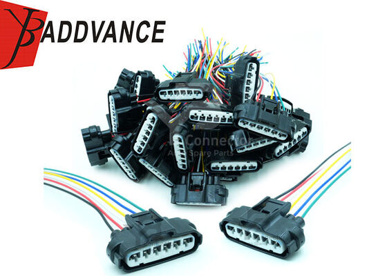 7283-1968-30 Yazaki 6 PinThrottle Pedal Valve Connector Wiring Pigtail Para Toyota Mazda 90980-11858
