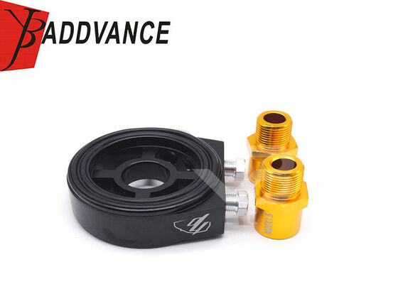 M20x1.5 3/4-16 UNF 10AN Filtro de Óleo Sandwich Plate Adaptador Universal para Mitsubishi EVO Oil Cooler